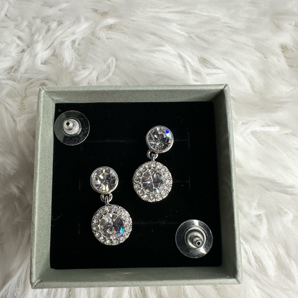 Givenchy Crystal Drop Earrings